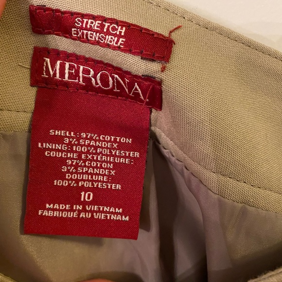 Khaki skirt size 10 - Picture 2 of 3